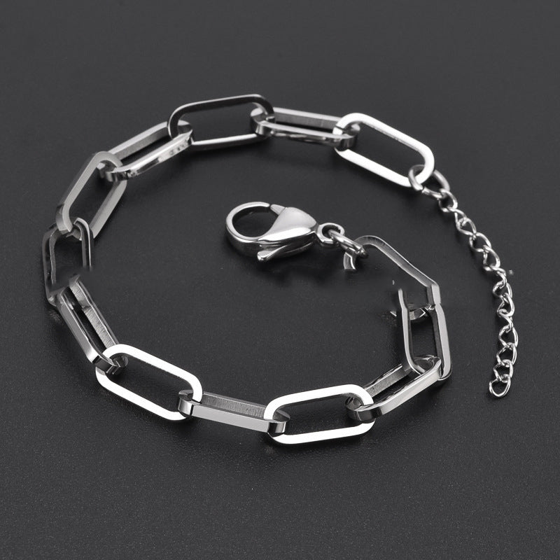 Paperclip Link Bracelet view 4