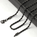 Rope Chain in Gold-Tone Titanium Steel view 3