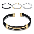 Cable Cuff Bracelet view 3