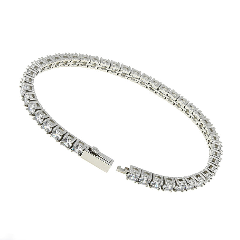 Tennis Bracelet with Cubic Zirconia view 7