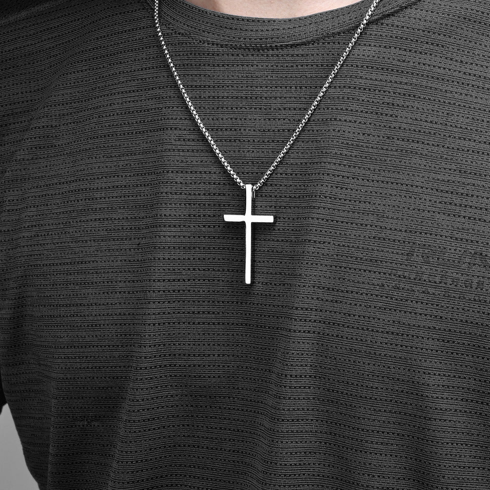 Minimalist Cross Pendant Necklace
