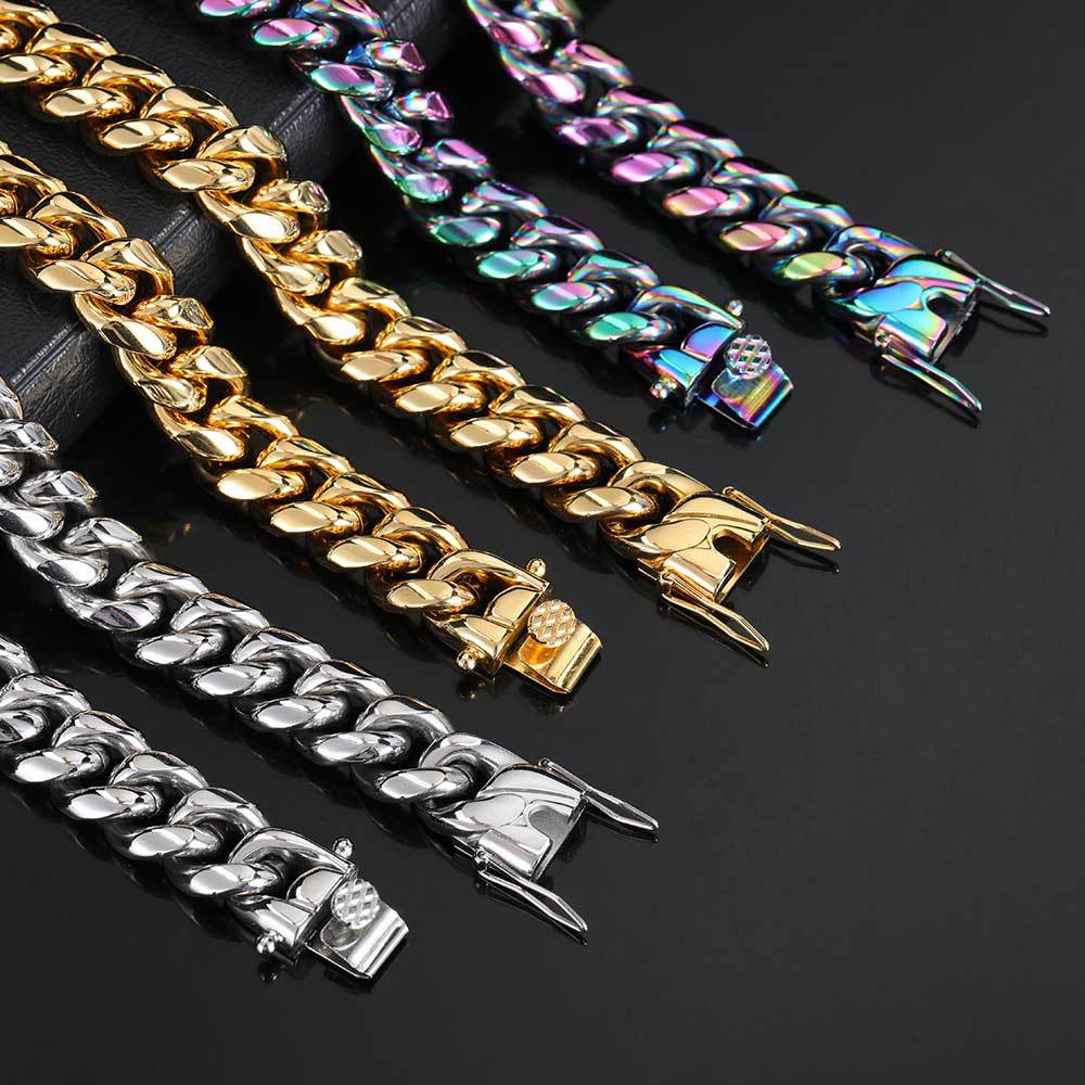 Heavy Curb Chain Necklace view 12