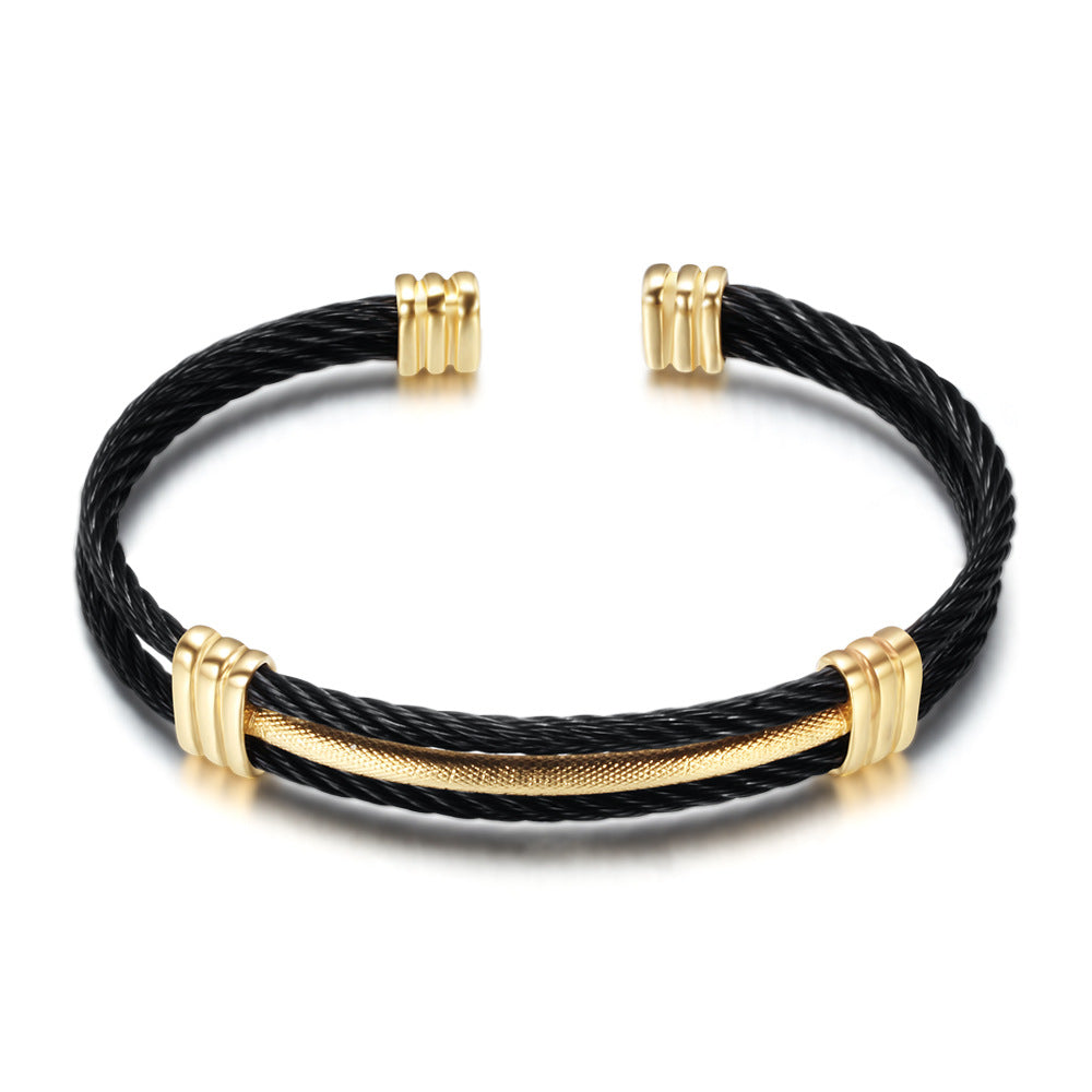Cable Cuff Bracelet