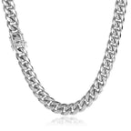 Cuban Link Chain Bracelet with Box Clasp view 19