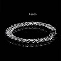 Cuban Link Bracelet in Stainless Steel view 7