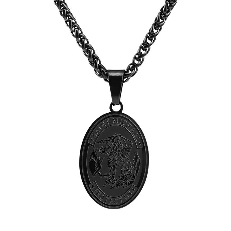 Oval Medallion Pendant Necklace