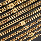 Cuban Link Chain Bracelet with Box Clasp view 14