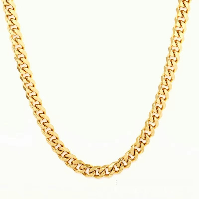 Cuban Link Chain Necklace view 6