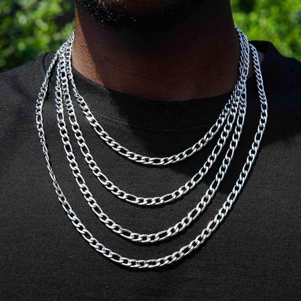 Figaro Link Chain Necklace view 11