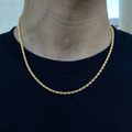 Gold-Tone Curb Chain Necklace
