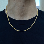 Gold-Tone Curb Chain Necklace