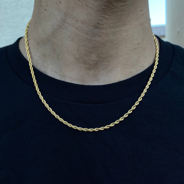 Gold-Tone Curb Chain Necklace