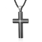 Black and steel silver