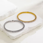 Classic 316L Steel Tennis Bracelet