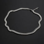 Thin 18k Gold Plated Cuban Link Chain