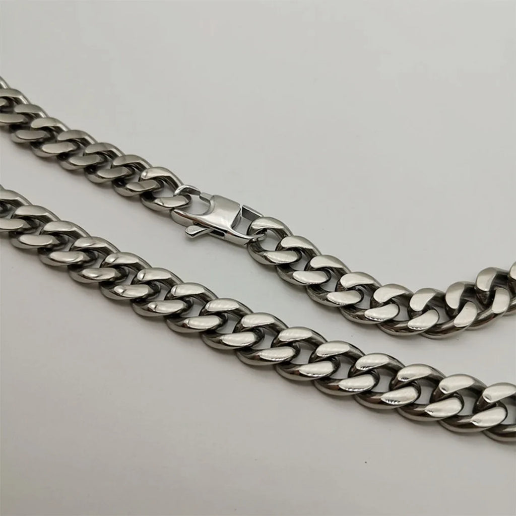 Pure Titanium Cuban Link Necklace