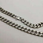 Pure Titanium Cuban Link Necklace