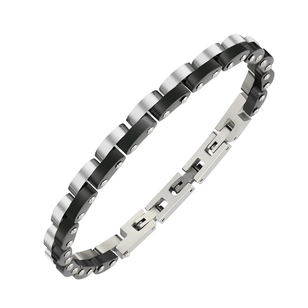 Steel Silver and Black