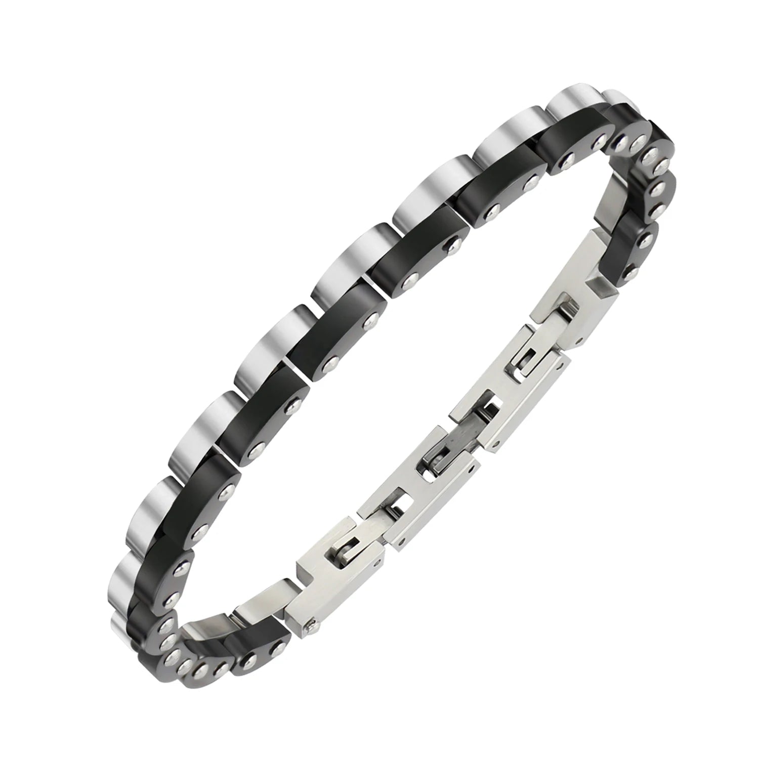 Steel Silver and Black