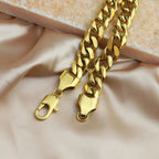 18K Gold PVD Cuban Bracelet