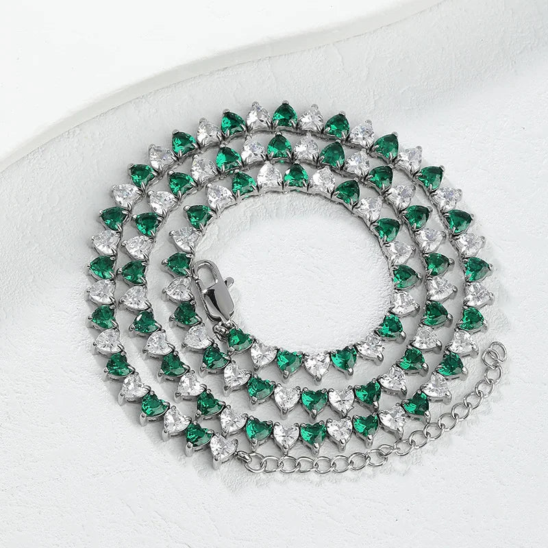 Green and White