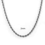 Steel silver-5mm