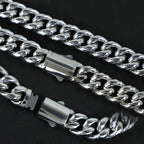 16mm Heavy Steel Cuban Link Necklace