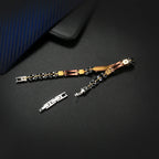 Steel and Ceramic Link Bracelet for Men