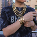 Polished 13mm Cuban Link Bracelet