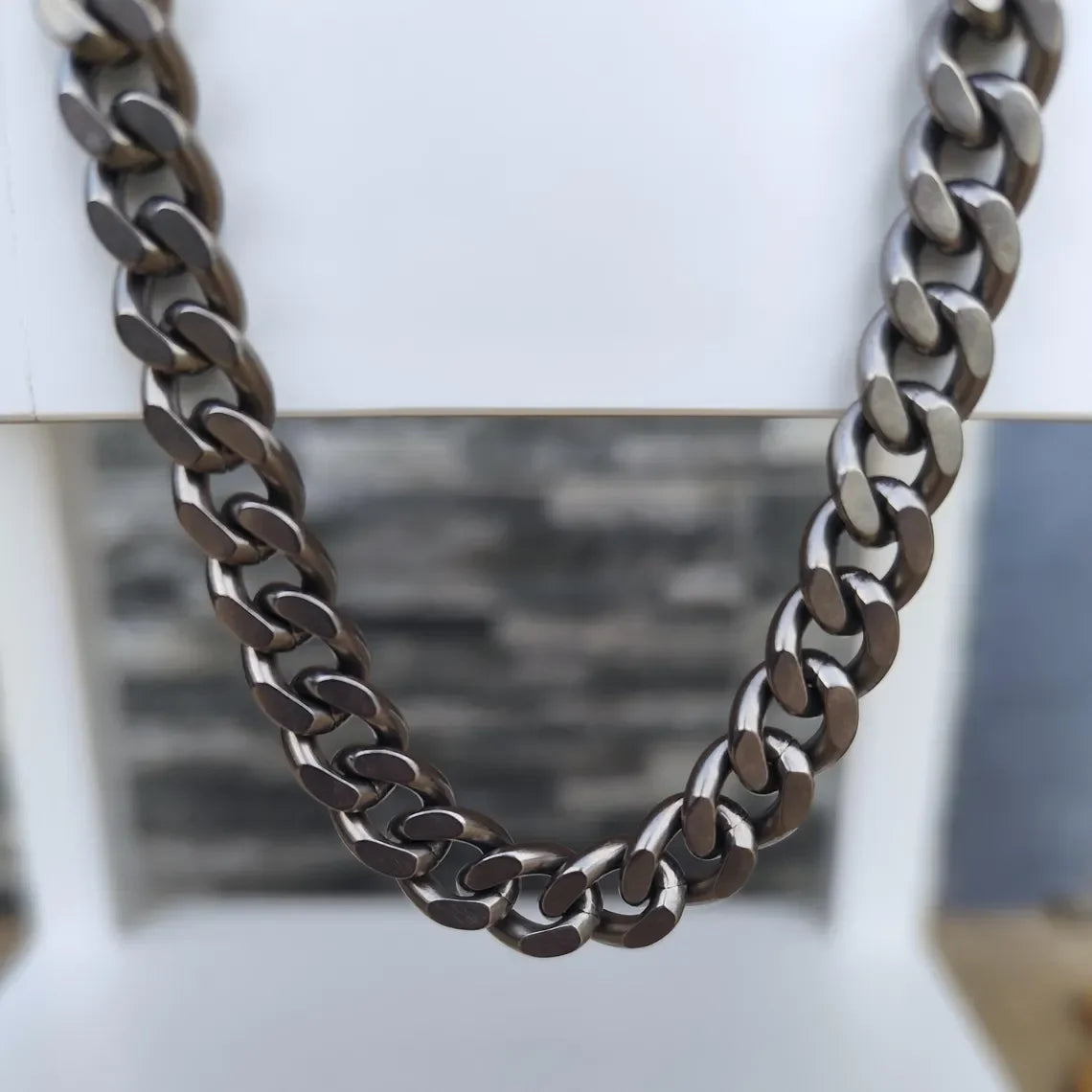 Pure Titanium Cuban Link Necklace