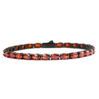 Black+Red-Oval Zircon