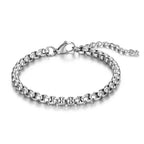 Pure Titanium Box Link Bracelet