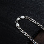 Pure Titanium Figaro Chain Necklace