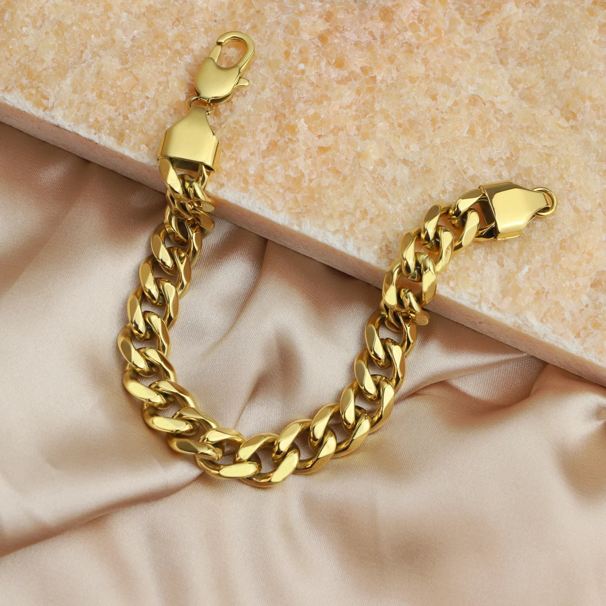 18K Gold PVD Cuban Bracelet