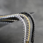 Waterproof 4mm Zircon Tennis Necklace