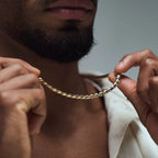 Polished Steel Wheat Chain Necklace 2.3mm