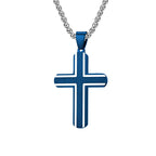 Blue and silver