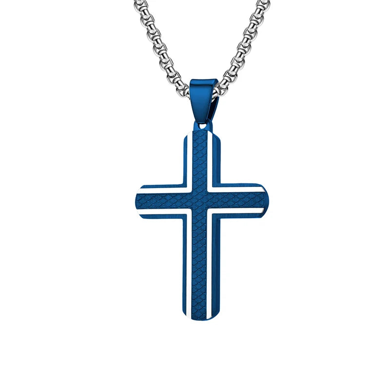 Blue and silver