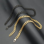 11.5mm Gold Cuban Link Choker Necklace