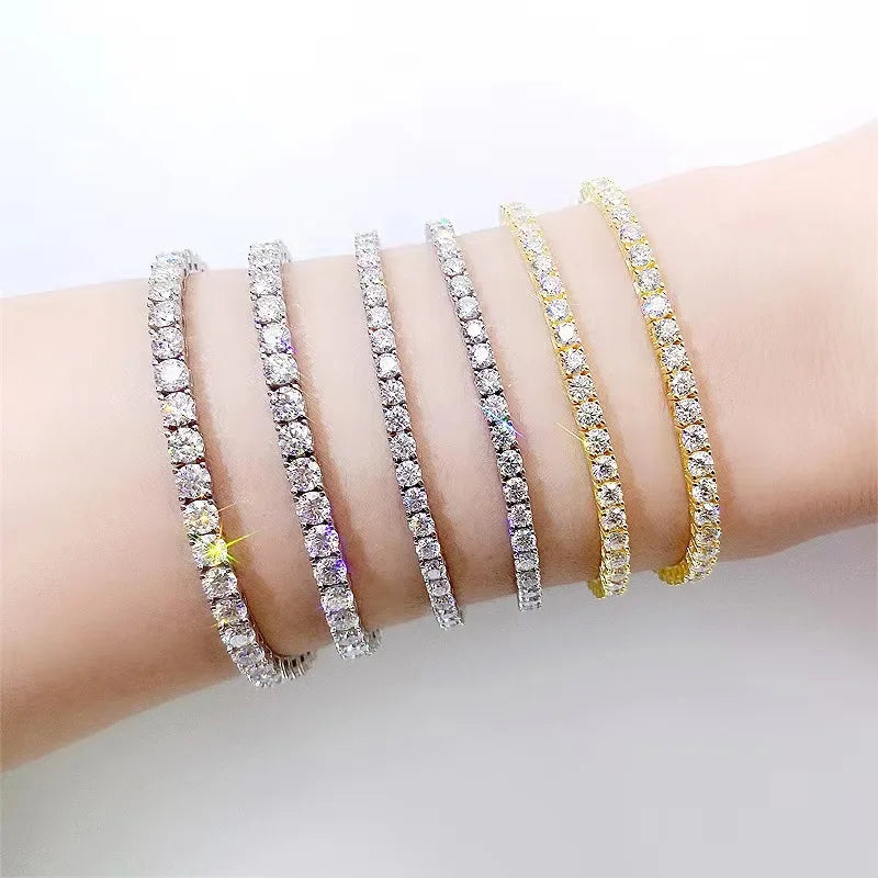 Classic 316L Steel Tennis Bracelet