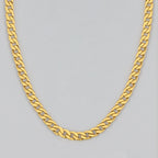 18K Gold PVD Cuban Necklace for Men