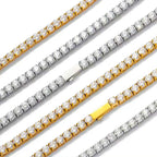 Classic 316L Steel Tennis Bracelet