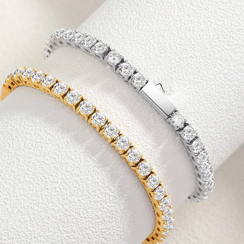 Classic 316L Steel Tennis Bracelet