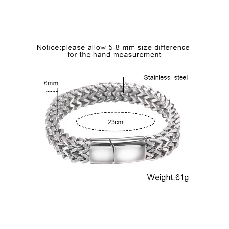 18K Gold Plated Double Row Cuban Link Bracelet
