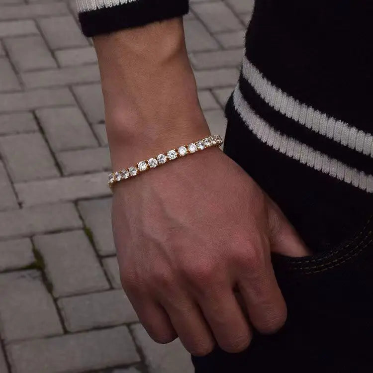 Classic 316L Steel Tennis Bracelet