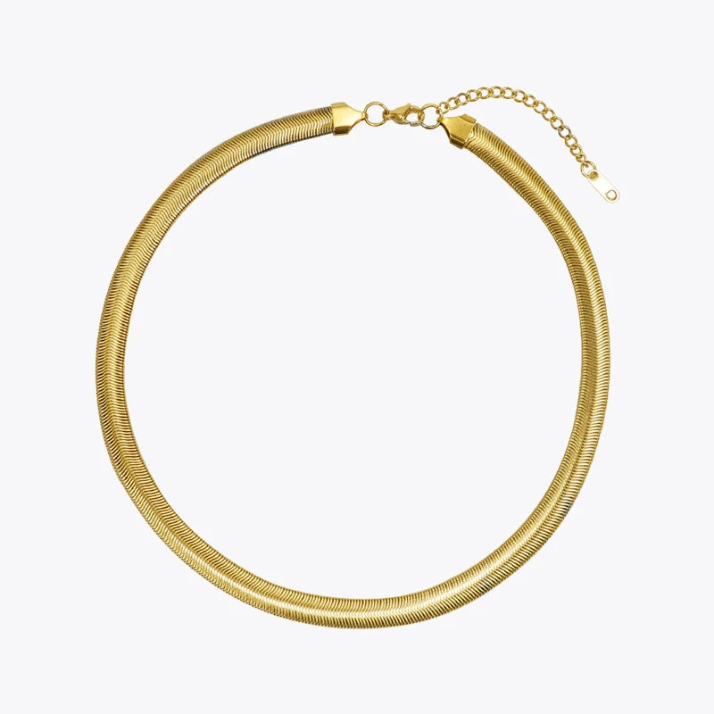 Gold Snake Chain Necklace