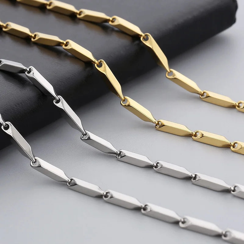 18K Gold Plated Spiral Link Chain Necklace