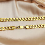 18K Gold PVD Cuban Necklace for Men