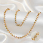 Medical-Grade Titanium Bead Necklace