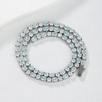 Mixed Cut Zircon Tennis Necklace